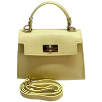 Sofia Structured Italian Leather Handbag - Leather Italiano