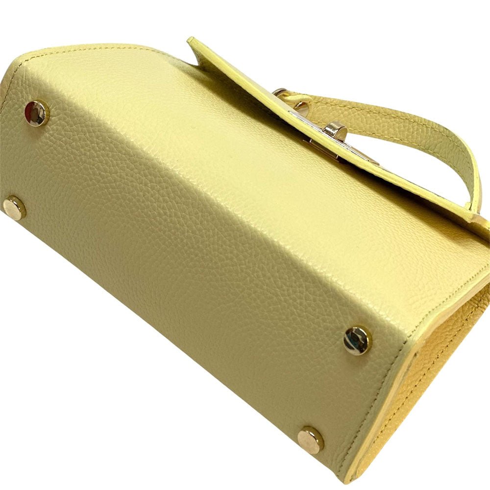 Sofia Structured Italian Leather Handbag - Leather Italiano