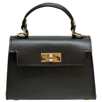 Sofia Structured Italian Leather Handbag - Leather Italiano