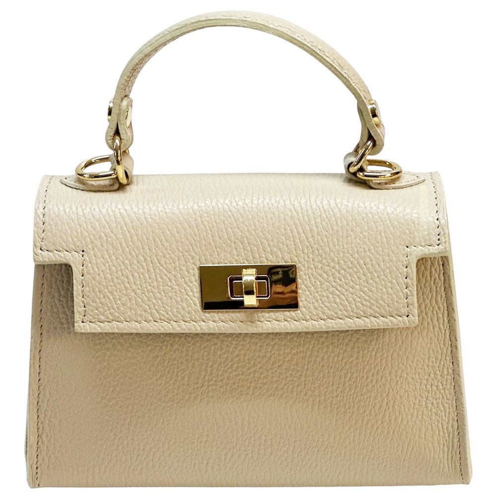 Sofia Structured Italian Leather Handbag - Leather Italiano