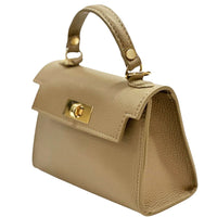 Sofia Structured Italian Leather Handbag - Leather Italiano