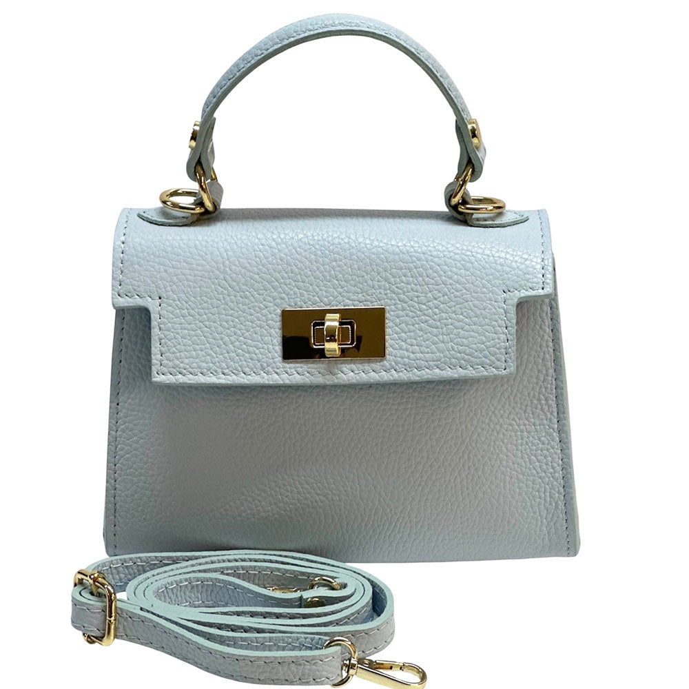 Sofia Structured Italian Leather Handbag - Leather Italiano