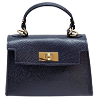 Sofia Structured Italian Leather Handbag - Leather Italiano