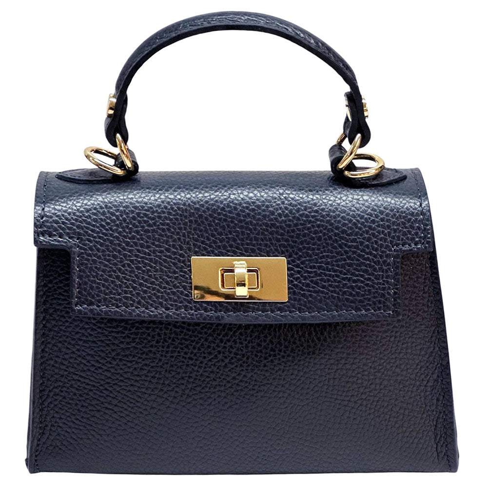 Sofia Structured Italian Leather Handbag - Leather Italiano