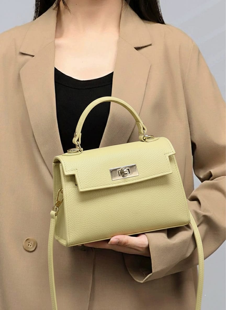 Sofia Structured Italian Leather Handbag - Leather Italiano