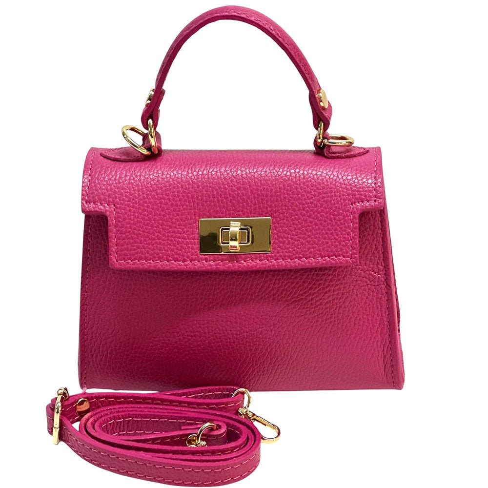 Sofia Structured Italian Leather Handbag - Leather Italiano