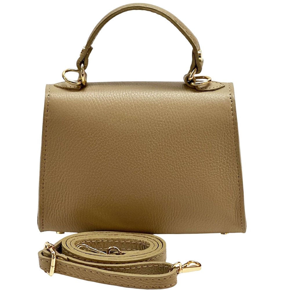 Sofia Structured Italian Leather Handbag - Leather Italiano