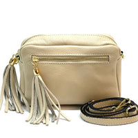 Solea Italian Leather Tassel Clutch & Crossbody Bag - Leather Italiano