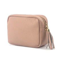 Solea Italian Leather Tassel Clutch & Crossbody Bag - Leather Italiano