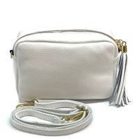 Solea Italian Leather Tassel Clutch & Crossbody Bag - Leather Italiano