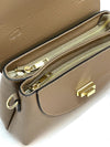 Structured Leather Top Handle Bag - Eleganza - Leather Italiano