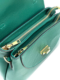 Structured Leather Top Handle Bag - Eleganza - Leather Italiano