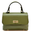 Structured Leather Top Handle Bag - Eleganza - Leather Italiano