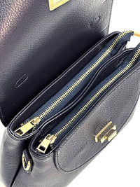 Structured Leather Top Handle Bag - Eleganza - Leather Italiano