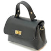 Structured Leather Top Handle Bag - Eleganza - Leather Italiano