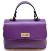 Structured Leather Top Handle Bag - Eleganza - Leather Italiano