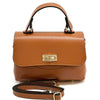 Structured Leather Top Handle Bag - Eleganza - Leather Italiano