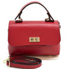 Structured Leather Top Handle Bag - Eleganza - Leather Italiano