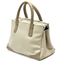 Tarsilla Italian Leather Handbag – Handmade in Florence from Premium Pebbled Leather - Leather Italiano