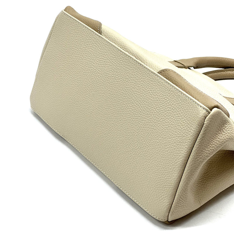 Tarsilla Italian Leather Handbag – Handmade in Florence from Premium Pebbled Leather - Leather Italiano