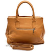 Tarsilla Italian Leather Handbag – Handmade in Florence from Premium Pebbled Leather - Leather Italiano