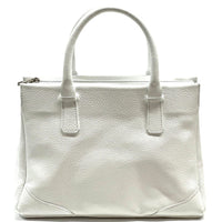 Tarsilla Italian Leather Handbag – Handmade in Florence from Premium Pebbled Leather - Leather Italiano