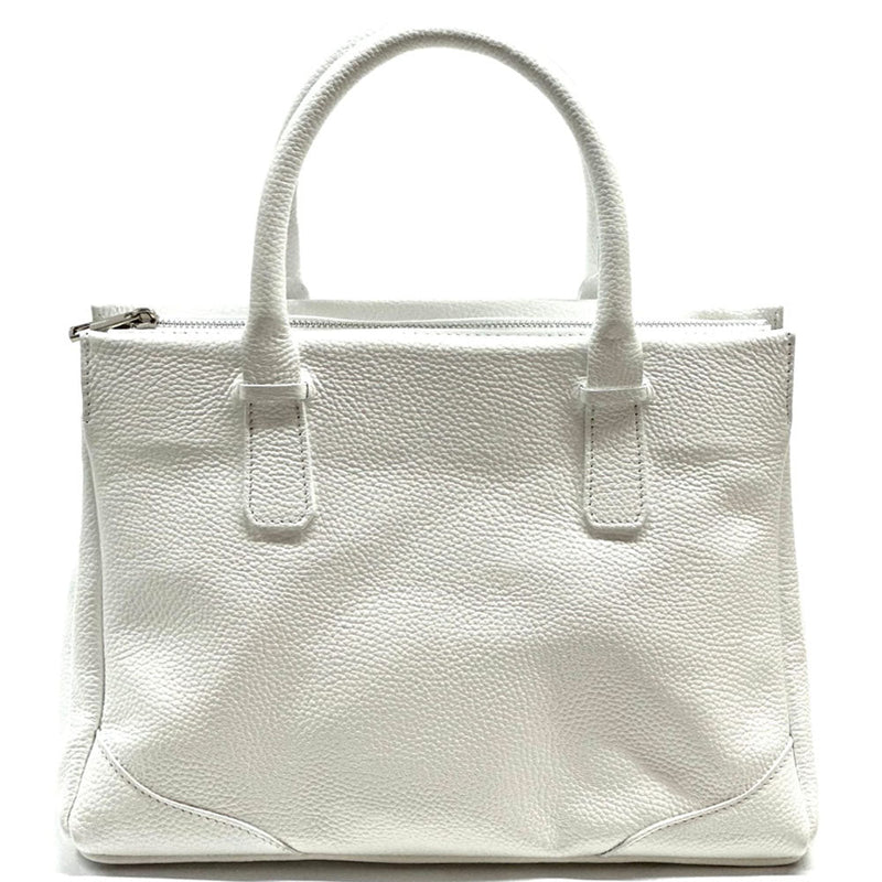 Tarsilla Italian Leather Handbag – Handmade in Florence from Premium Pebbled Leather - Leather Italiano