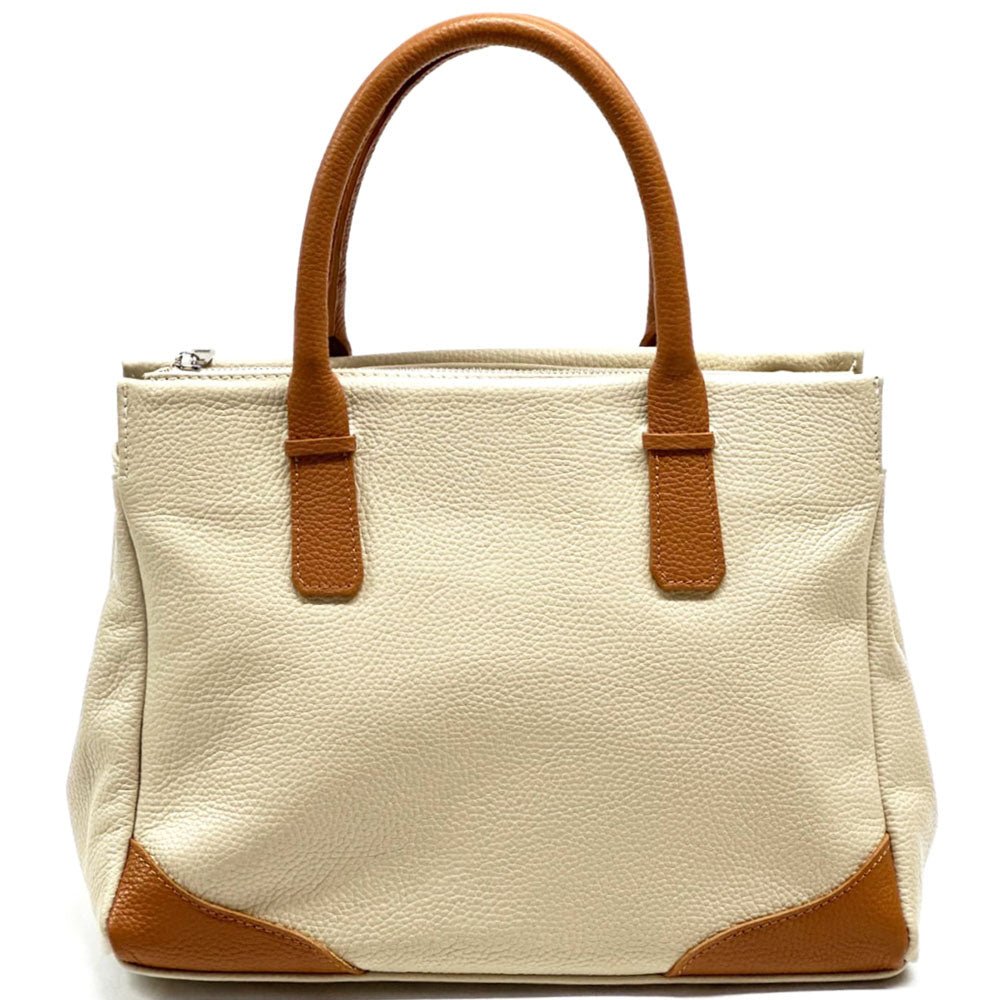 Tarsilla Italian Leather Handbag – Handmade in Florence from Premium Pebbled Leather - Leather Italiano