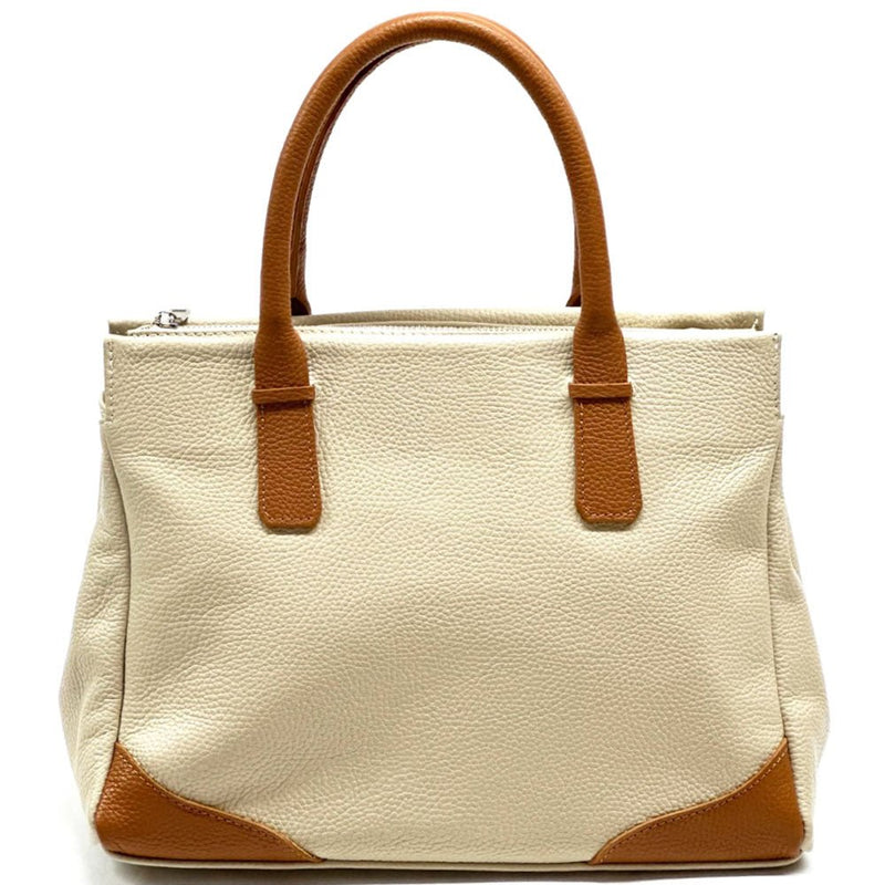 Tarsilla Italian Leather Handbag – Handmade in Florence from Premium Pebbled Leather - Leather Italiano