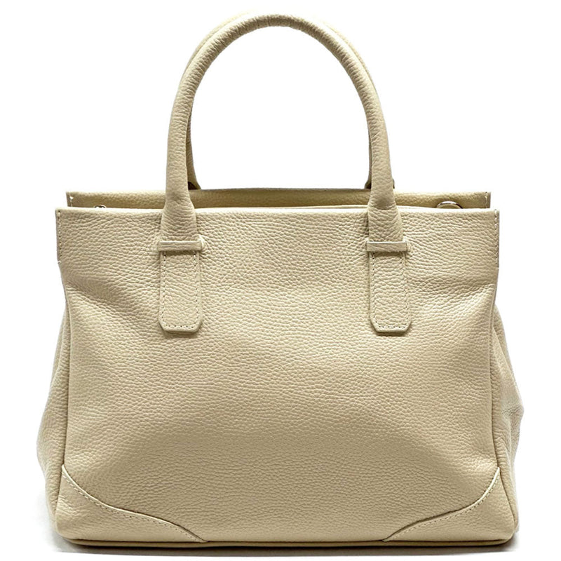 Tarsilla Italian Leather Handbag – Handmade in Florence from Premium Pebbled Leather - Leather Italiano