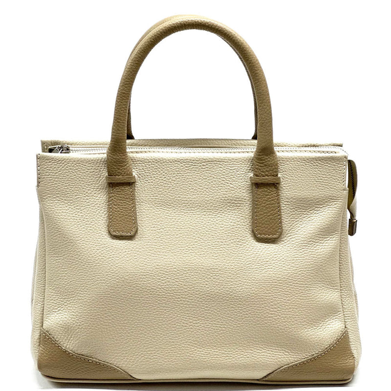 Tarsilla Italian Leather Handbag – Handmade in Florence from Premium Pebbled Leather - Leather Italiano