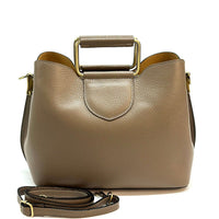 Taziana leather Handbag - Leather Italiano