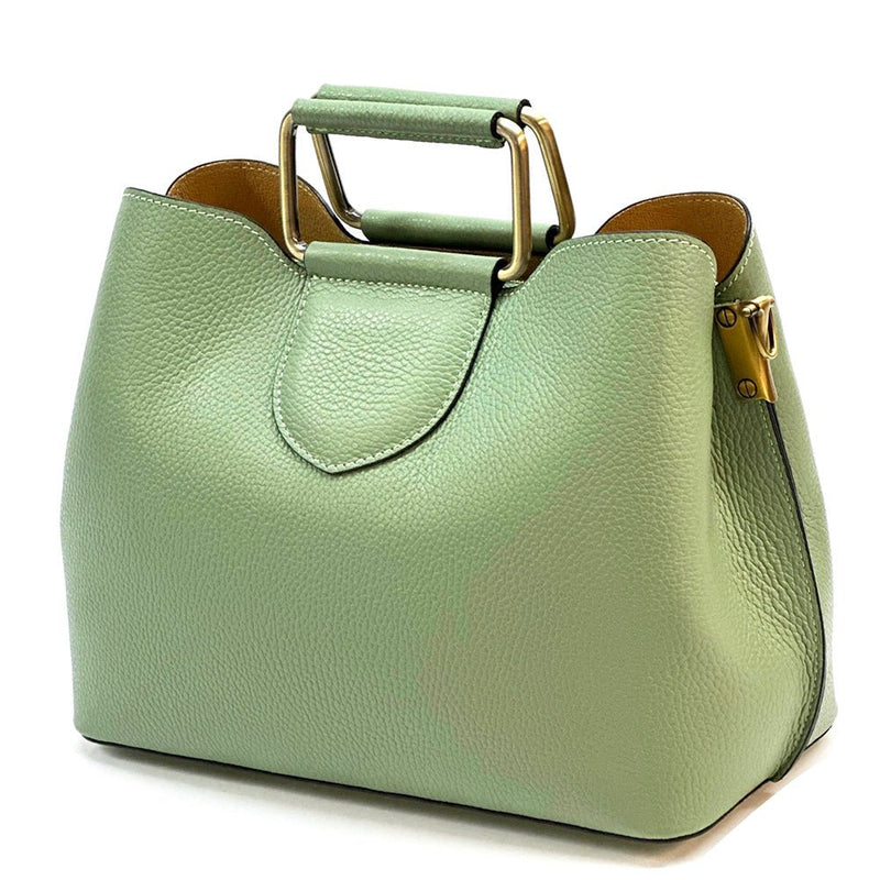 Taziana leather Handbag - Leather Italiano