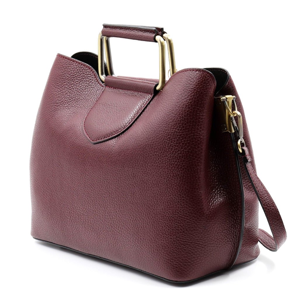 Taziana leather Handbag - Leather Italiano