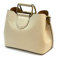 Taziana leather Handbag - Leather Italiano