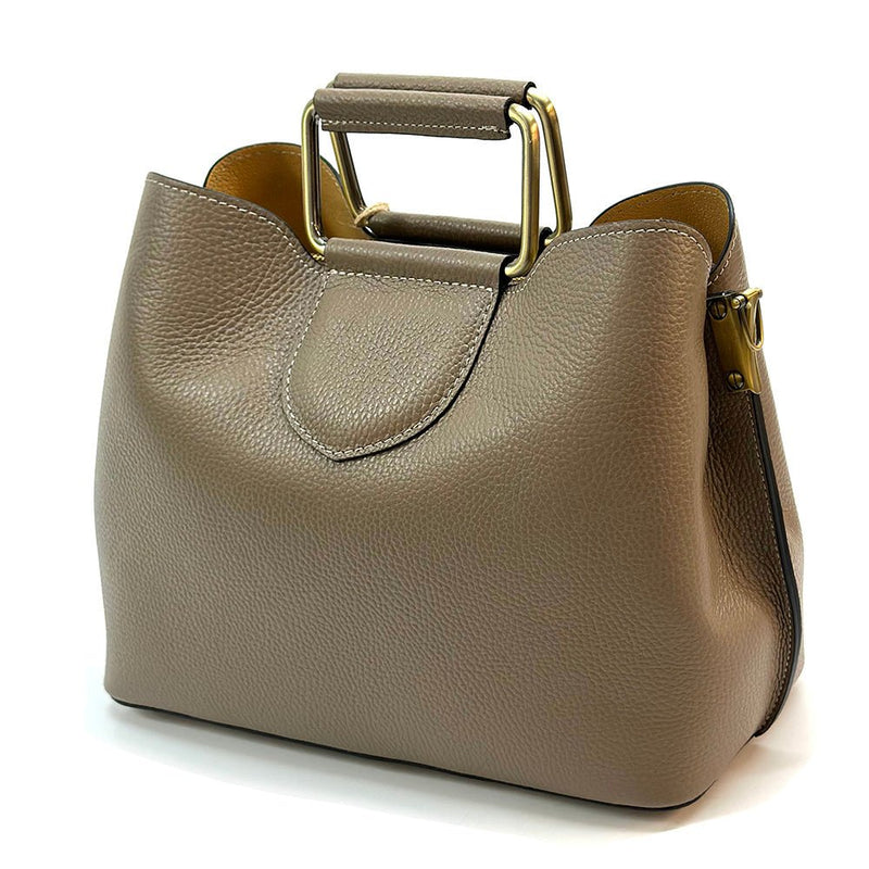 Taziana leather Handbag - Leather Italiano