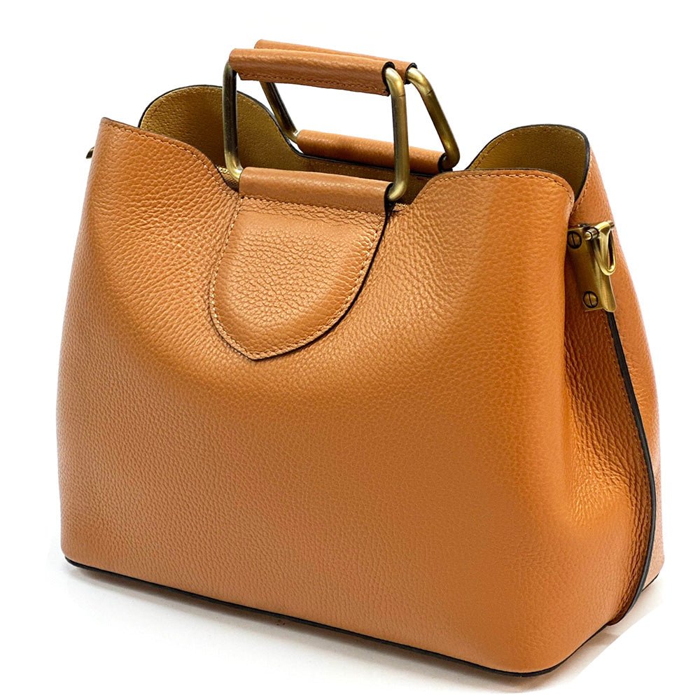 Taziana leather Handbag - Leather Italiano