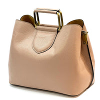Taziana leather Handbag - Leather Italiano