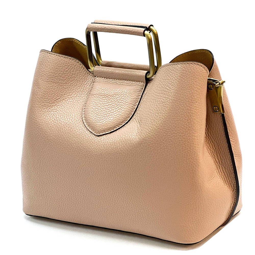 Taziana leather Handbag - Leather Italiano