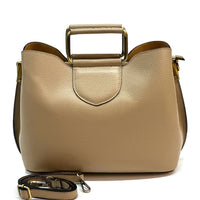 Taziana leather Handbag - Leather Italiano