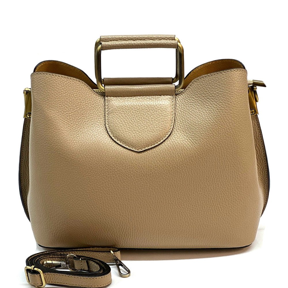 Taziana leather Handbag - Leather Italiano