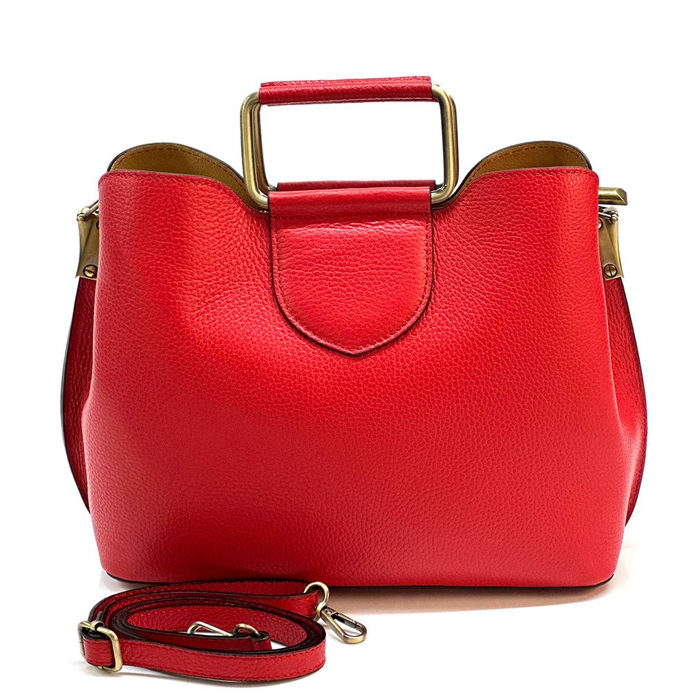 Taziana leather Handbag - Leather Italiano