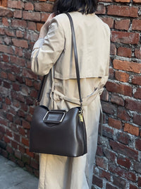 Taziana leather Handbag - Leather Italiano