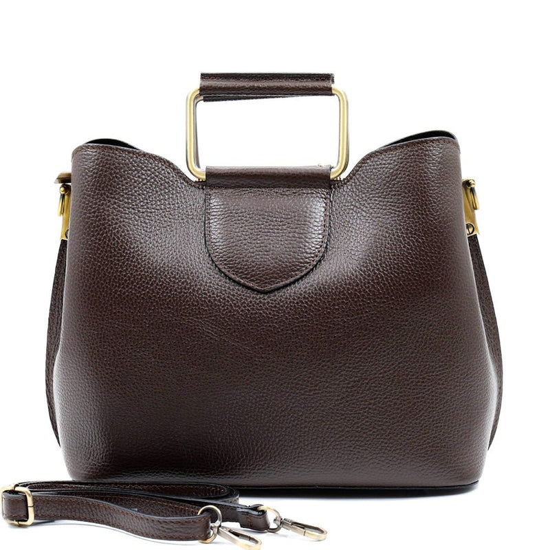 Taziana leather Handbag - Leather Italiano