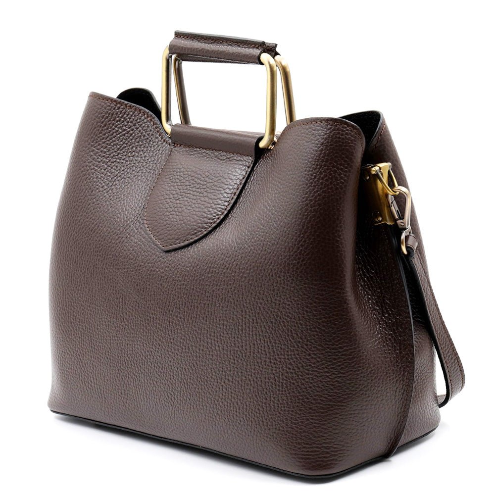 Taziana leather Handbag - Leather Italiano