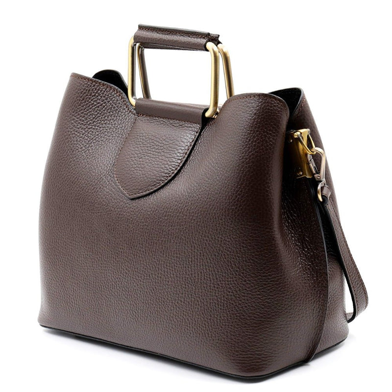 Taziana leather Handbag - Leather Italiano