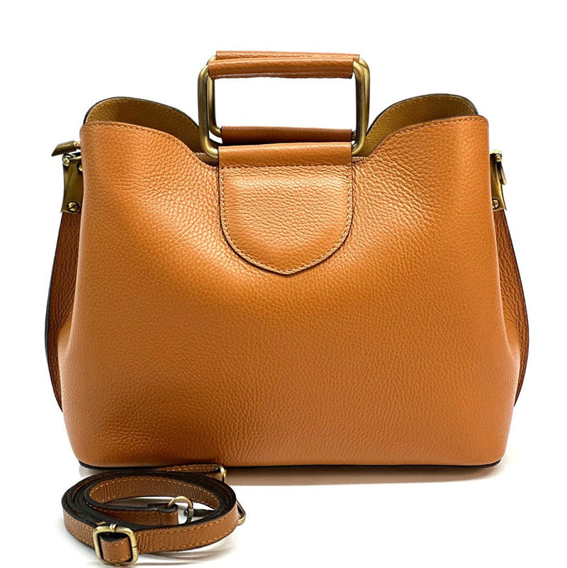 Taziana leather Handbag - Leather Italiano