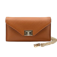 Teodora Italian Leather Evening Clutch Bag - Leather Italiano