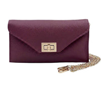 Teodora Italian Leather Evening Clutch Bag - Leather Italiano