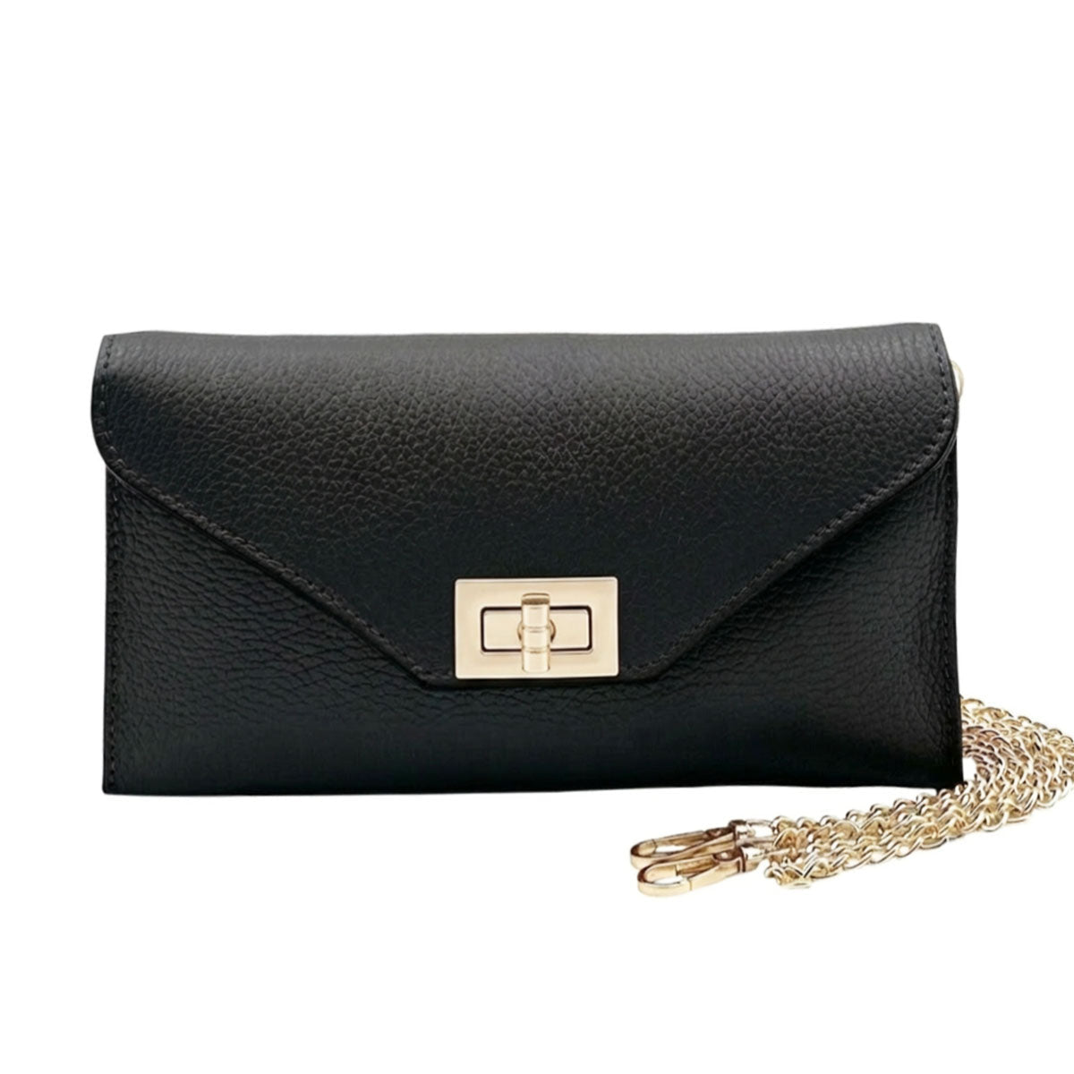 Teodora Italian Leather Evening Clutch Bag - Leather Italiano